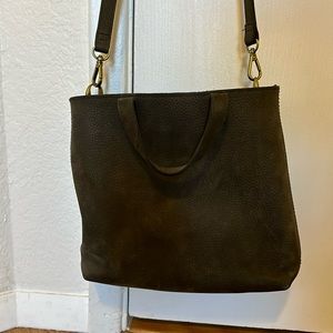Green Madewell Mini Transport Tote/Crossbody